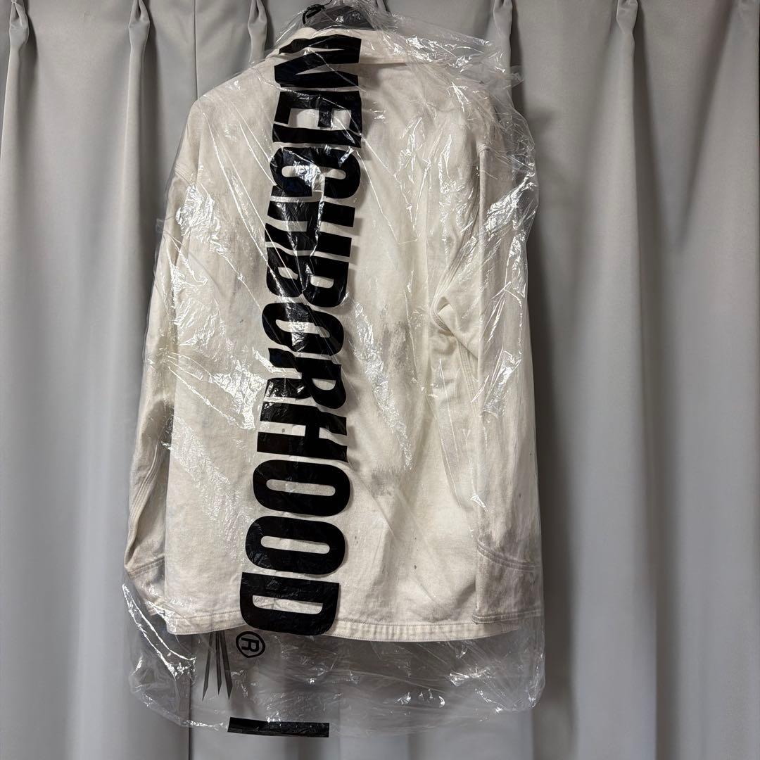 NEIGHBORHOOD カバーオール ワークジャケット ホワイト L新品タグ付