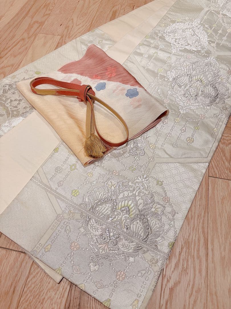 極美品 訪問着 フルセット 裄67 友禅 卒業式 入学式 結婚式 袋帯