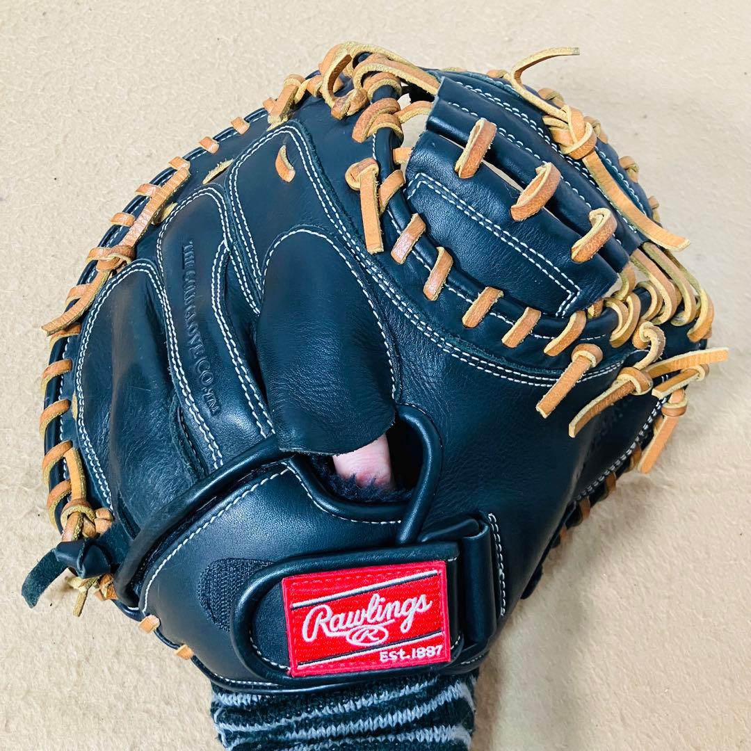 Rawlings キャッチャーミット GJ7FG2AF ブラック 右投げ