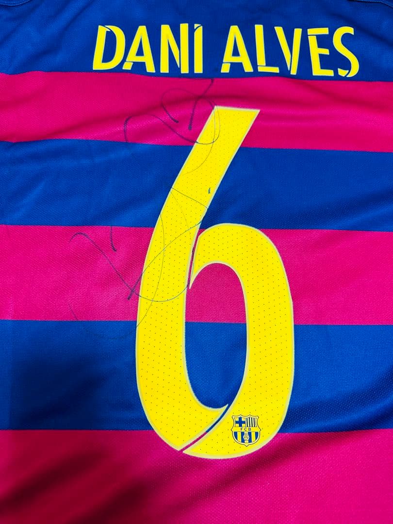 2015-16 FCバルセロナ ユニフォーム ダニエウ・アウベス XLサイズ