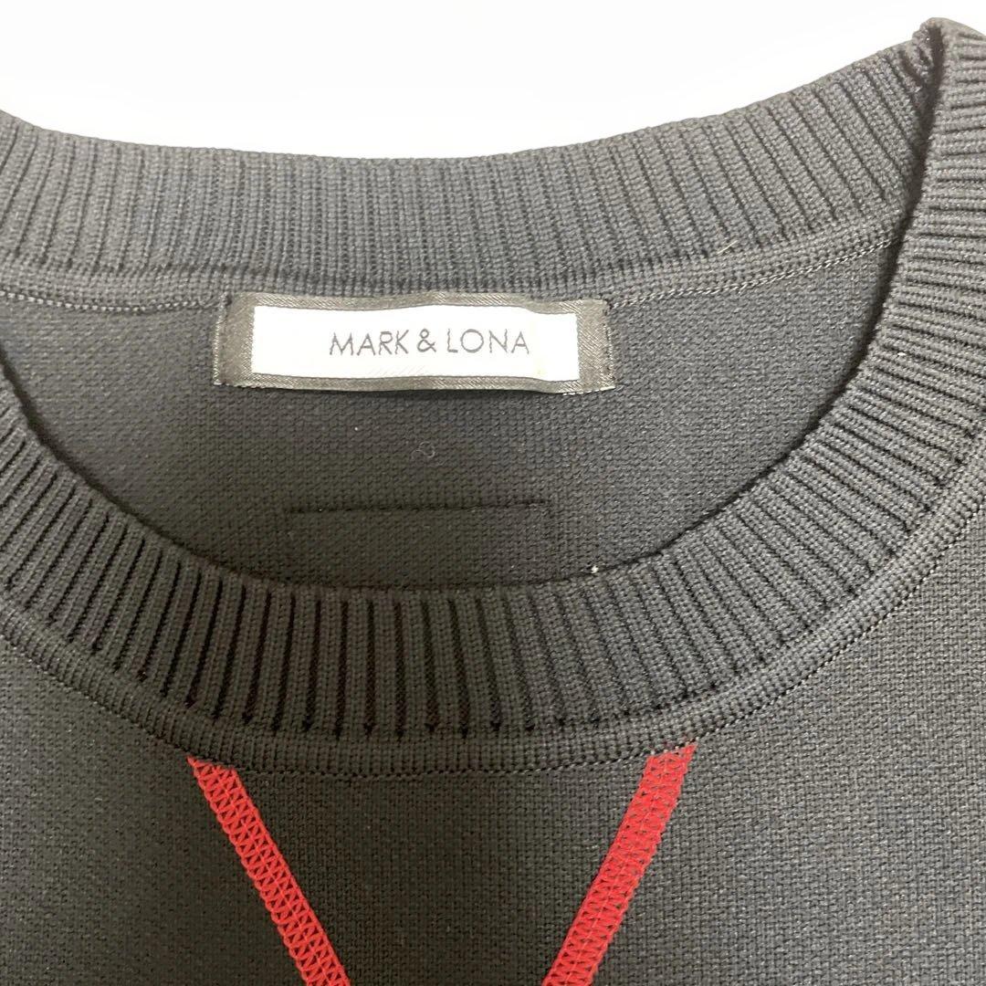 MARK&LONA ネイビーセーター