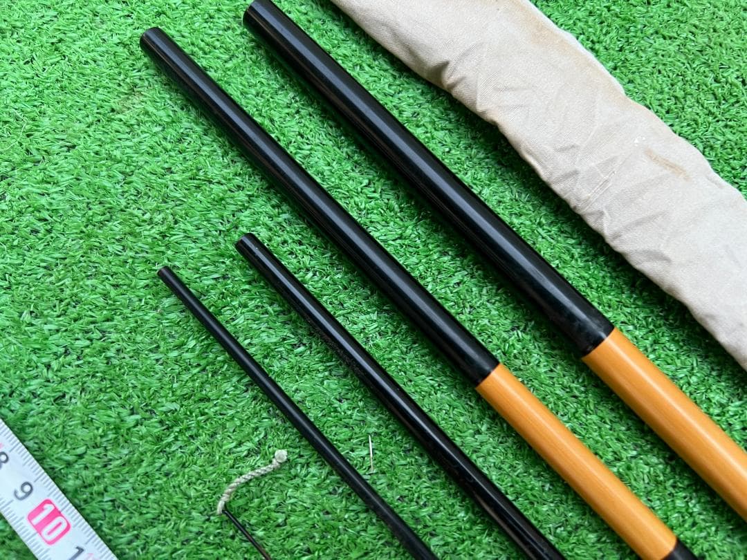 へ*り様 ヘラブナ 竹竿 【至峰/143：14.3尺】5本継 仕舞 約100cm