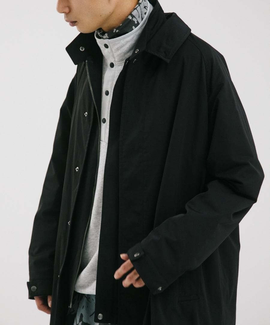 URBAN RESEARCH EKAL 26年春新作 ステンカラーコート 黒 M