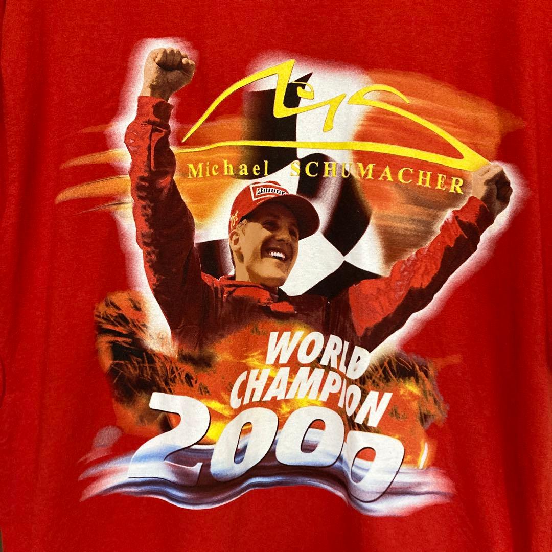 F1 ミハエル シューマッハ Tシャツ レア未開封 シューマッハ Long