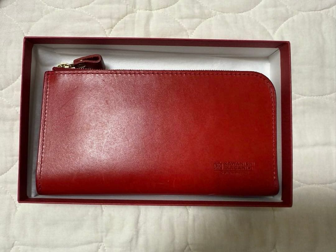 【カワニシカバン】リッチーL トスカーノリスシオレザー レッド