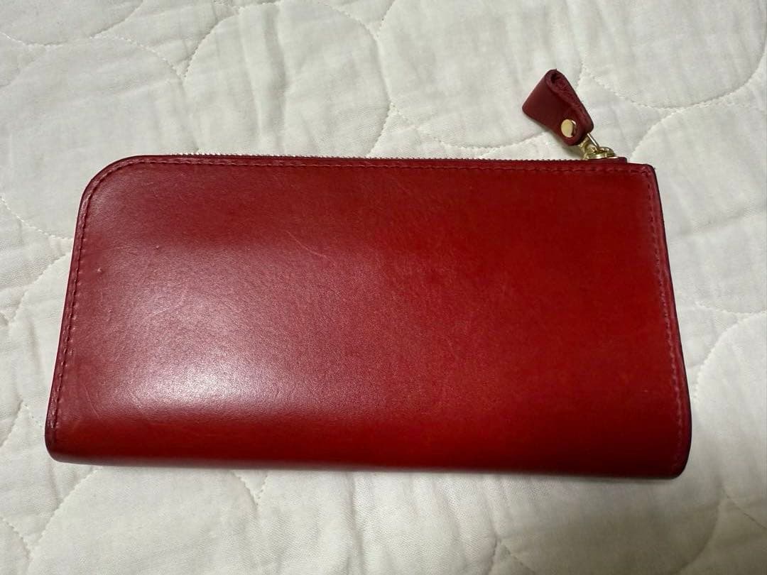 【カワニシカバン】リッチーL トスカーノリスシオレザー レッド