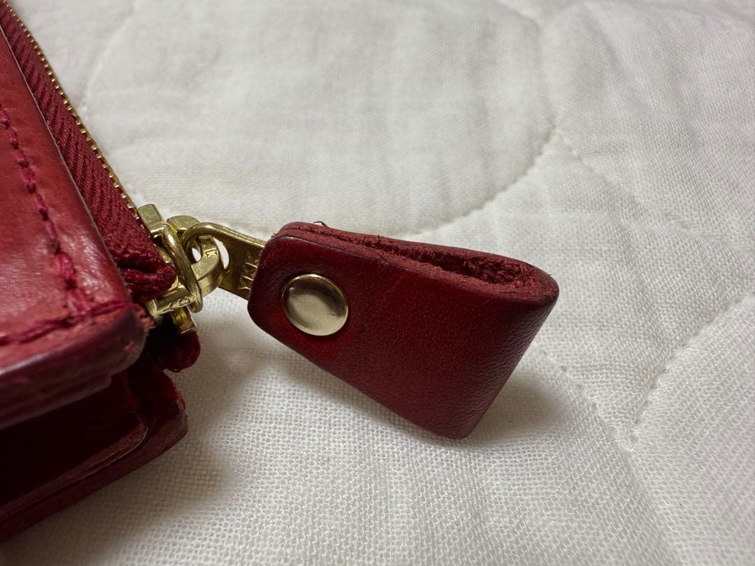 【カワニシカバン】リッチーL トスカーノリスシオレザー レッド