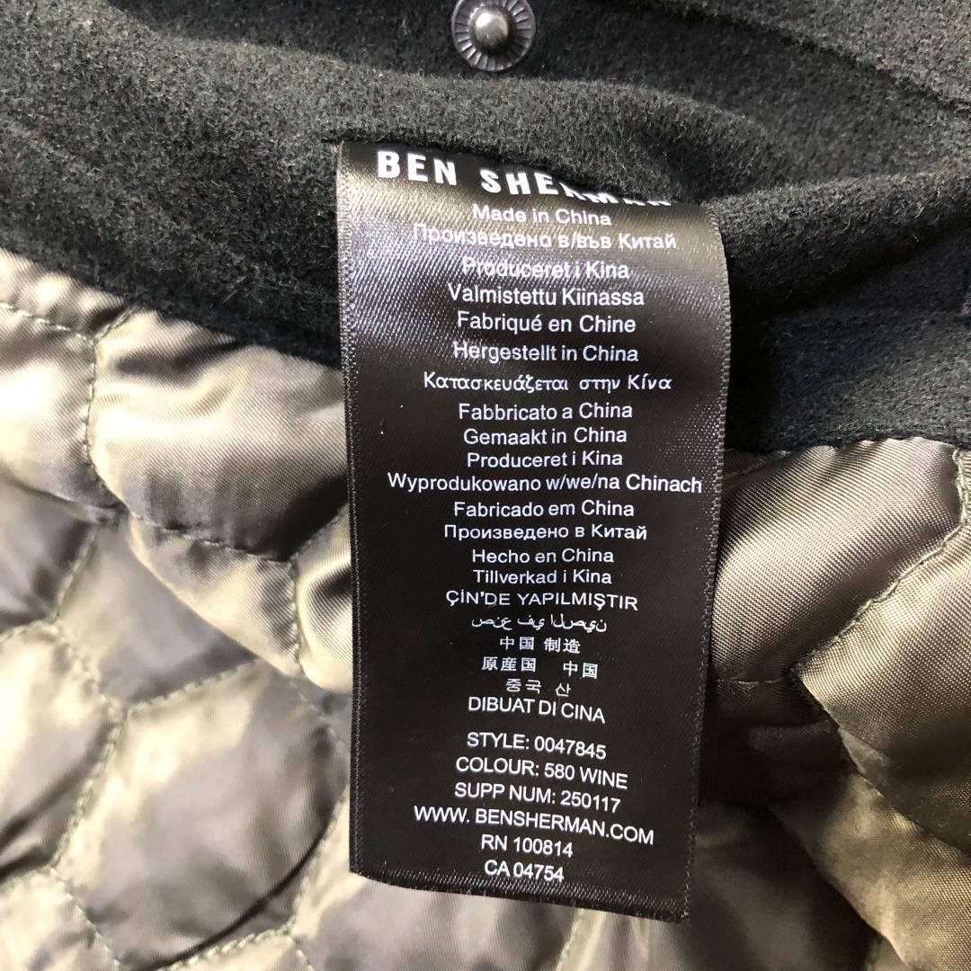 Ben Sherman ウール フード付き モッズコート キルティング裏地 比翼