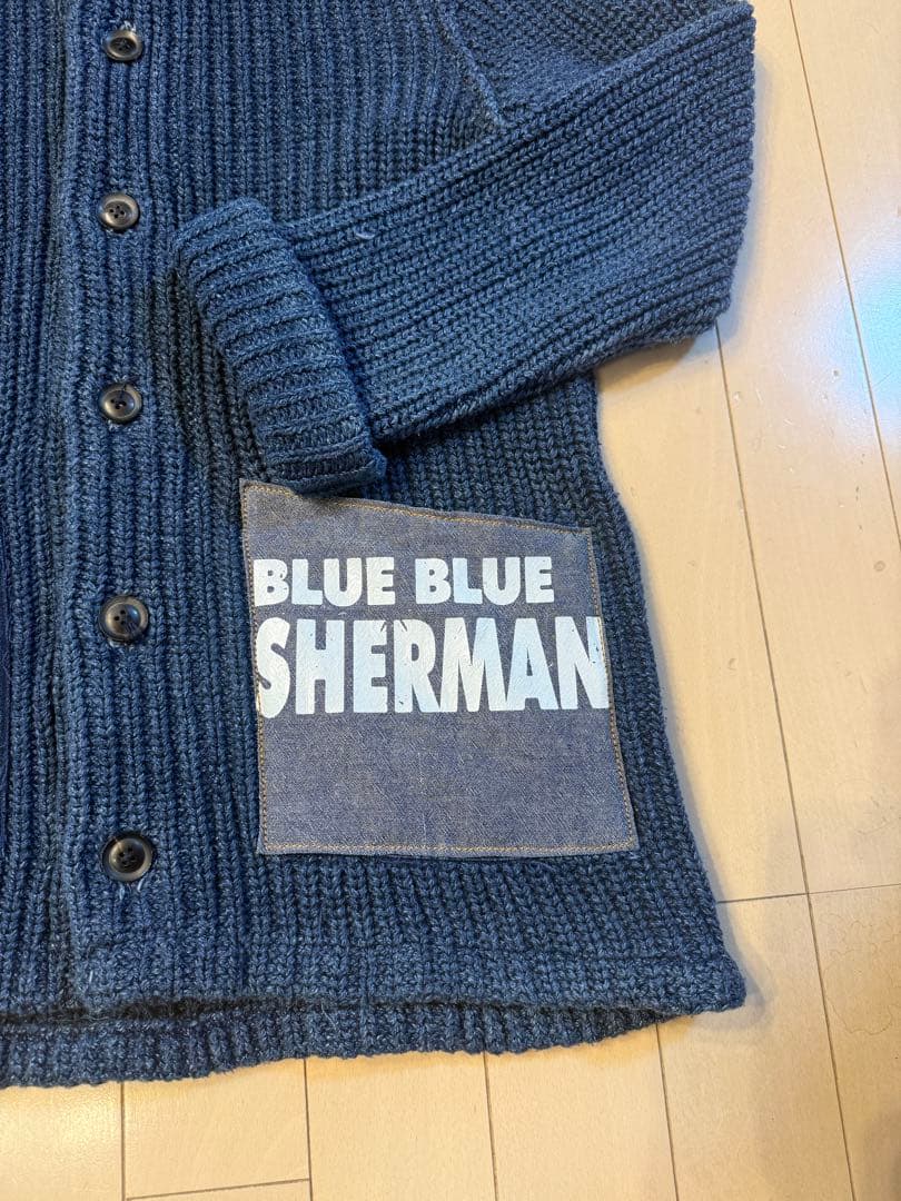 BLUE BLUE 圧縮 ニット インディゴ キムタク着 1ラブジェネ - メルカリ