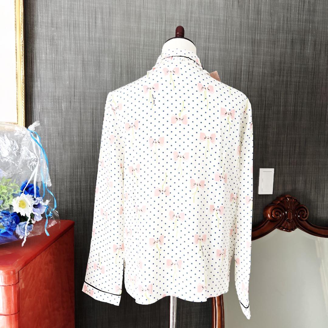 新品　MIUMIU ミュウミュウ シルク　花柄　セットアップ　スーツ　パジャマ