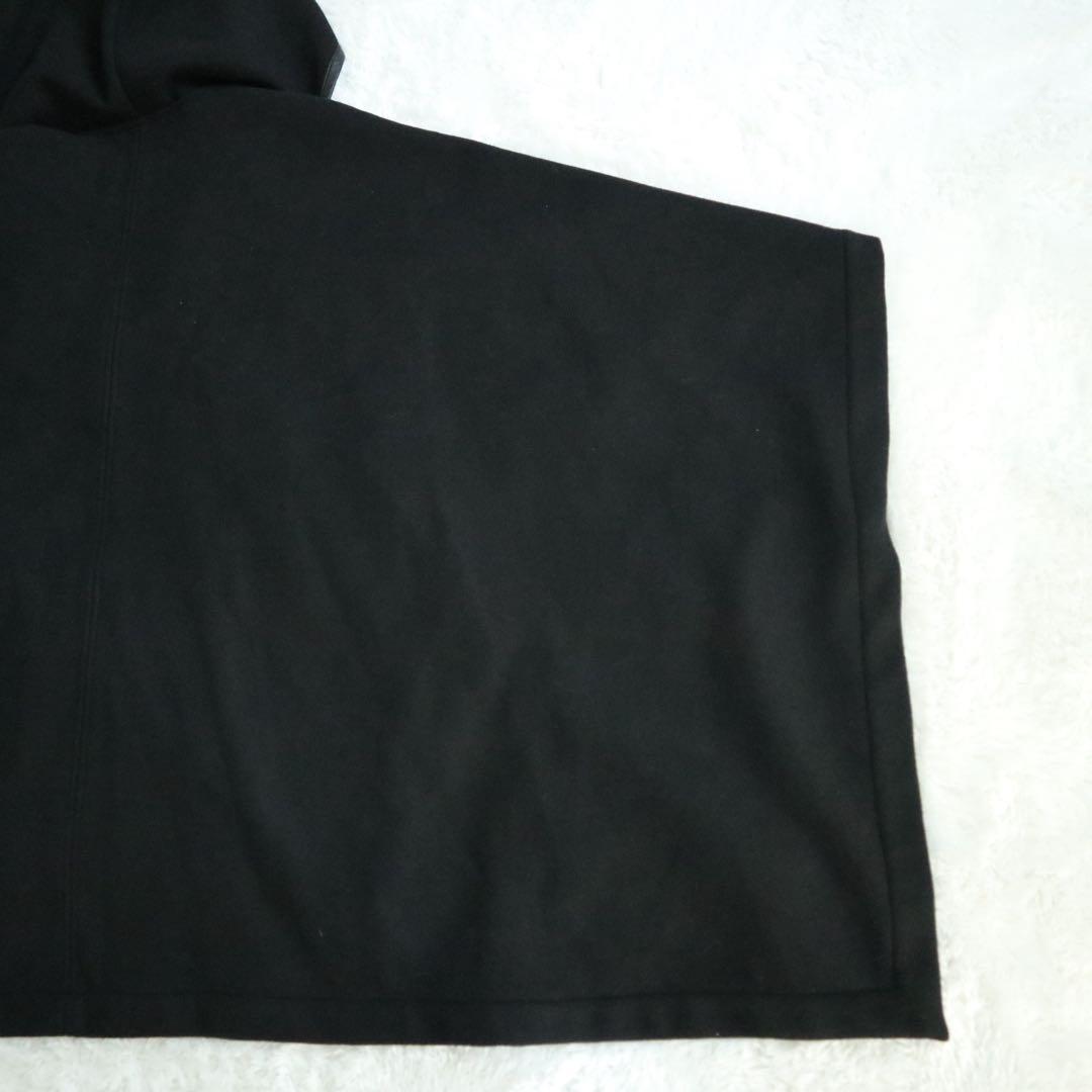 未使用級★トラディショナルウェザーウェア ポンチョ ポケット付 ベイクルーズ 黒