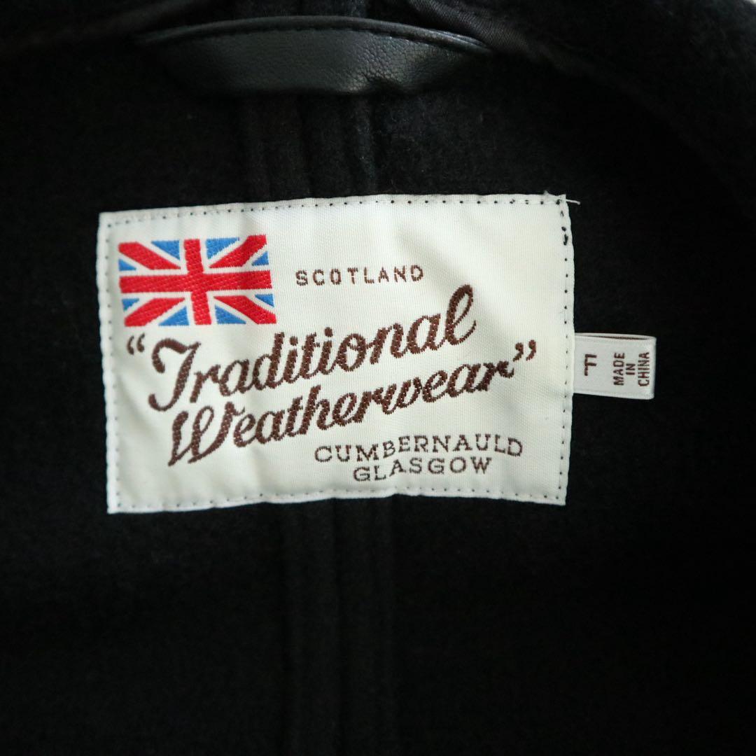 未使用級★トラディショナルウェザーウェア ポンチョ ポケット付 ベイクルーズ 黒
