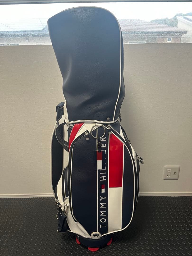 トミー ヒルフィガー キャディバッグ　THMG7SC1 9型トリコロール