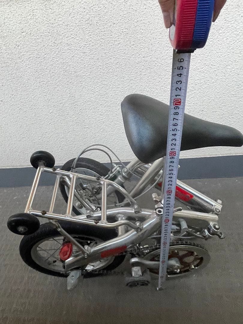 折りたたみ自転車 シルバー コンパクト　Coleman