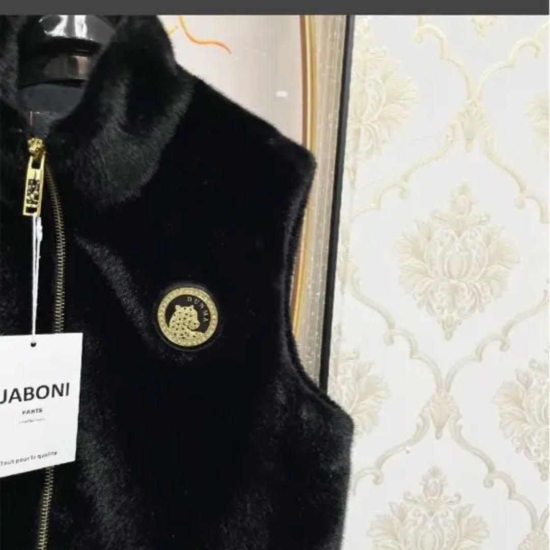 定価8万◇UABONI ミンク80%、カシミア20% 毛皮ベスト L/48サイズ