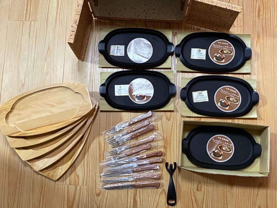 新品未使用】岩鋳 IWACHU 南部鉄器 ステーキ皿 5枚セット - メルカリ