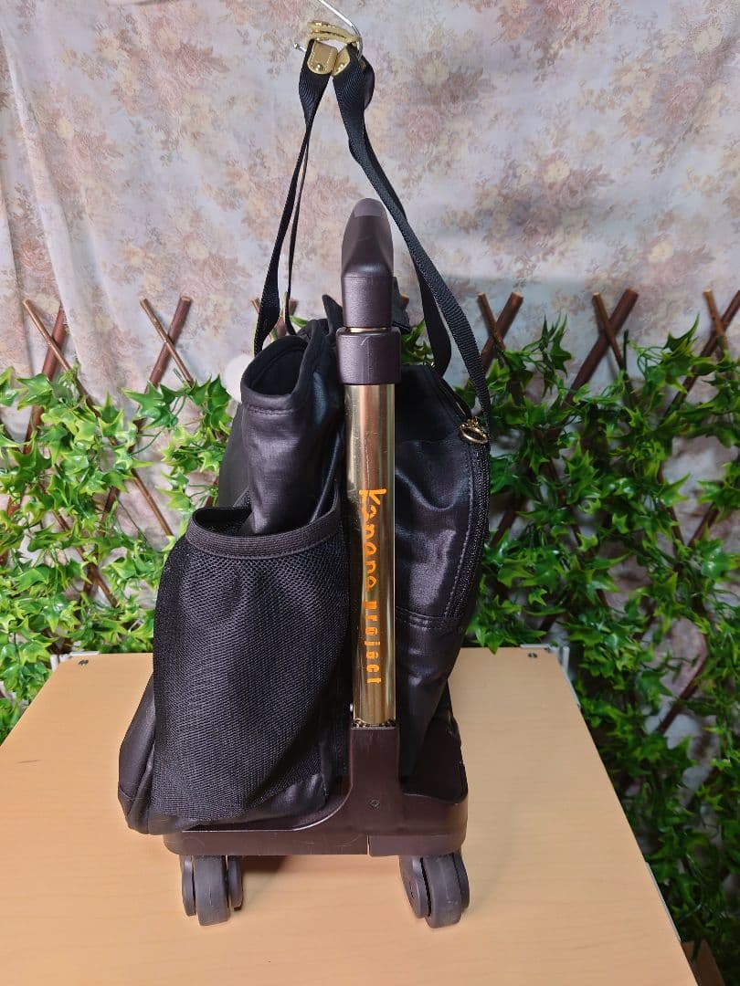 ふ*め様 美品♡旅行やお買い物に活躍❣️カナナプロジェクト　キャリー　ブラック×