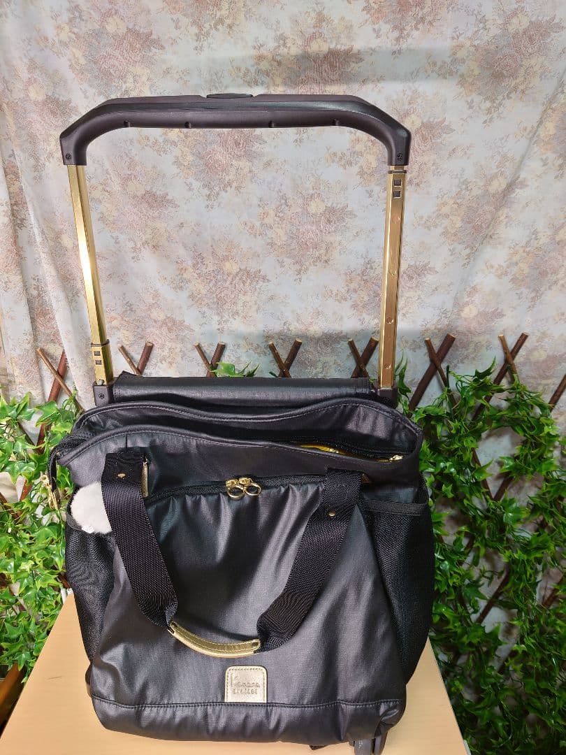 ふ*め様 美品♡旅行やお買い物に活躍❣️カナナプロジェクト　キャリー　ブラック×