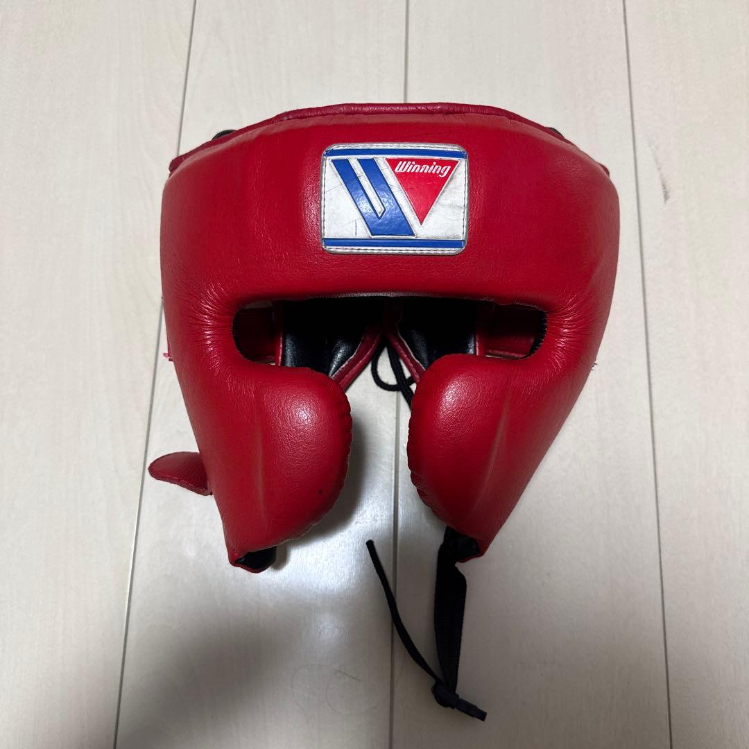 Winning ボクシング ヘッドギア レッド - メルカリ
