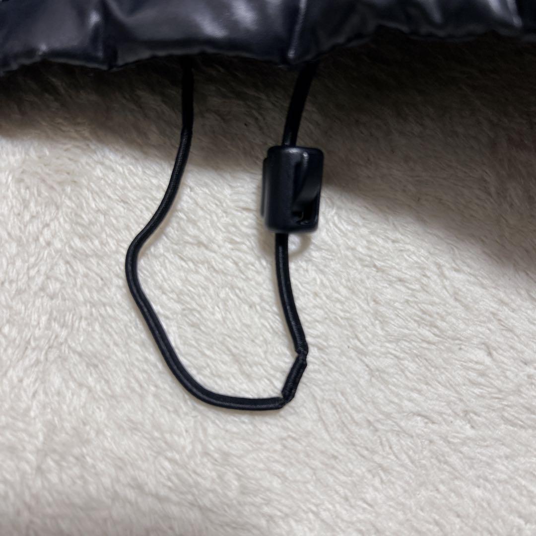 00s PHOENIXヌプシ ダウンジャケット M 黒　y2k お兄系　光沢