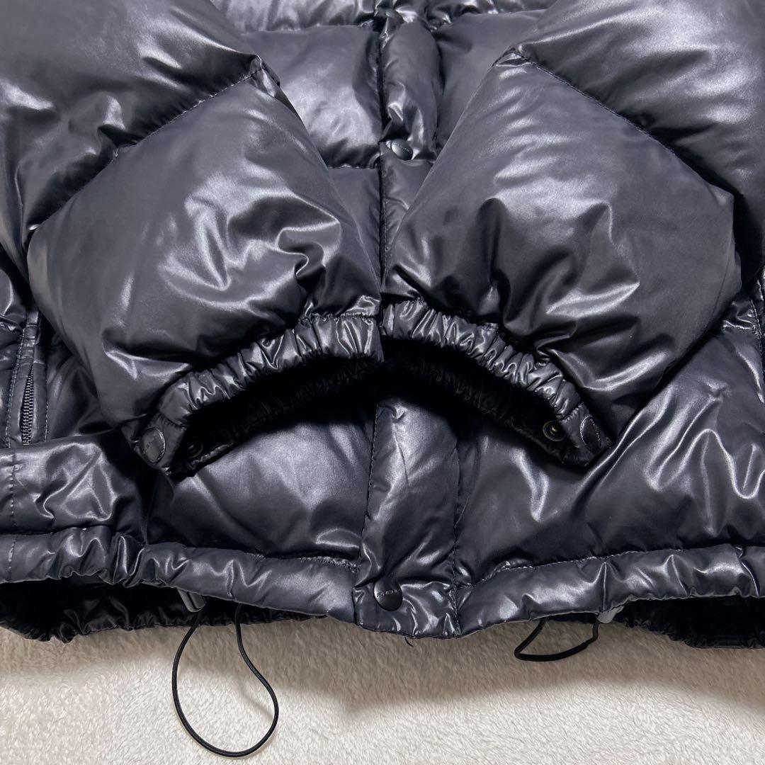 00s PHOENIXヌプシ ダウンジャケット M 黒　y2k お兄系　光沢