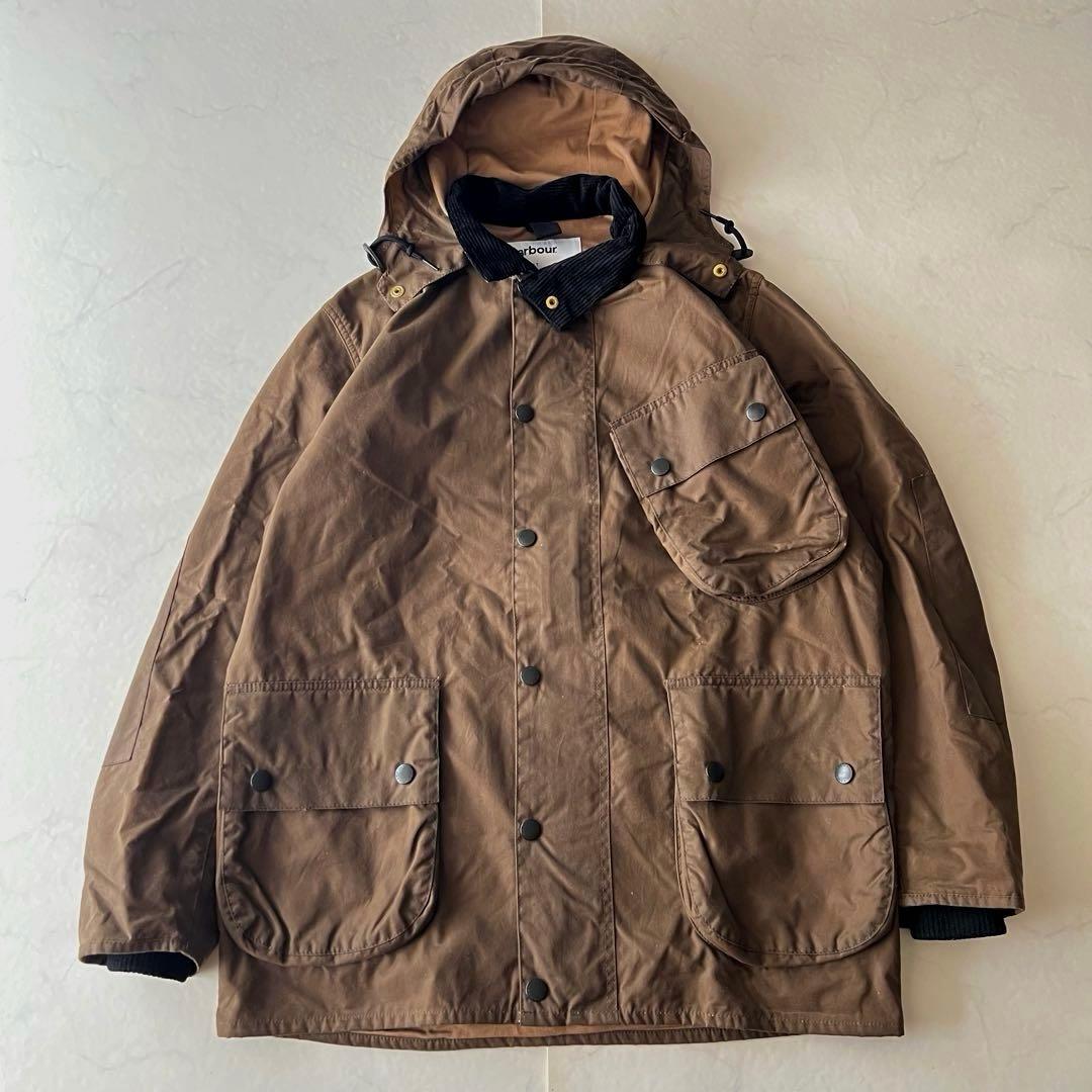 美品 バブアー マーガレットハウエル コラボ オイルジャケット A7