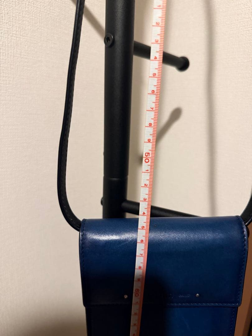 Berluti ネイビー レザー ショルダーバッグ