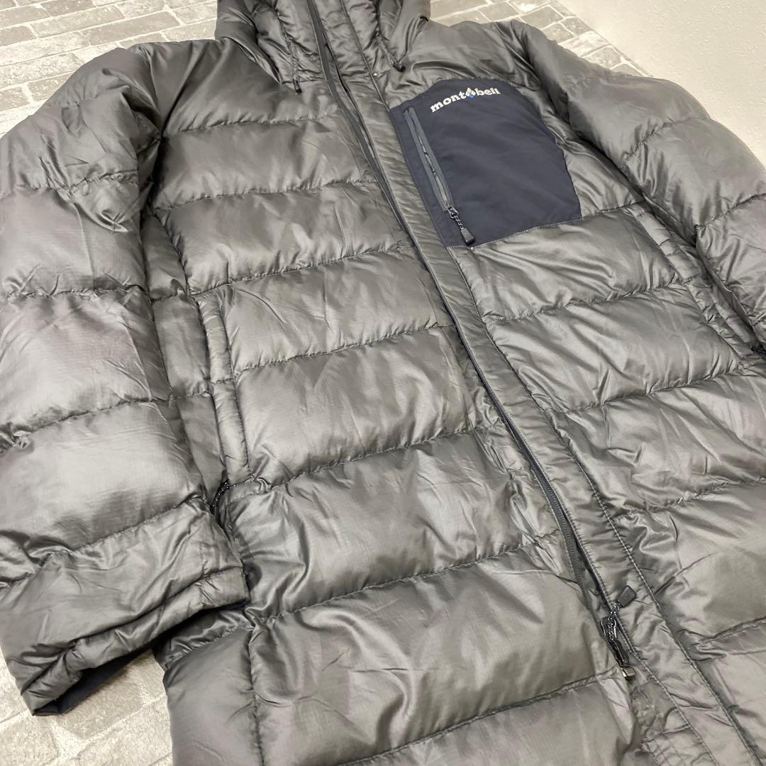 N446♪ モンベル　コロラドコートリバーシブルダウン　M