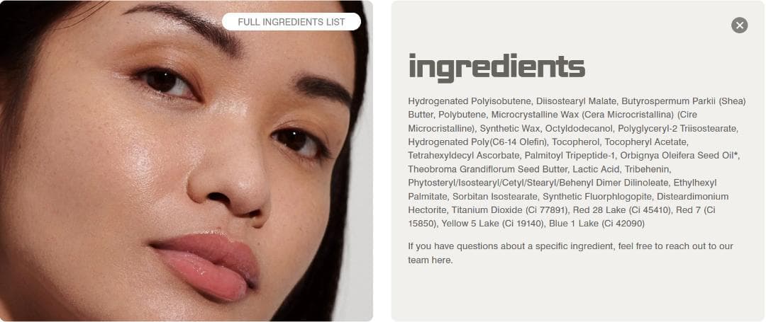 Rhode リップセット Lemontini × Ribbon