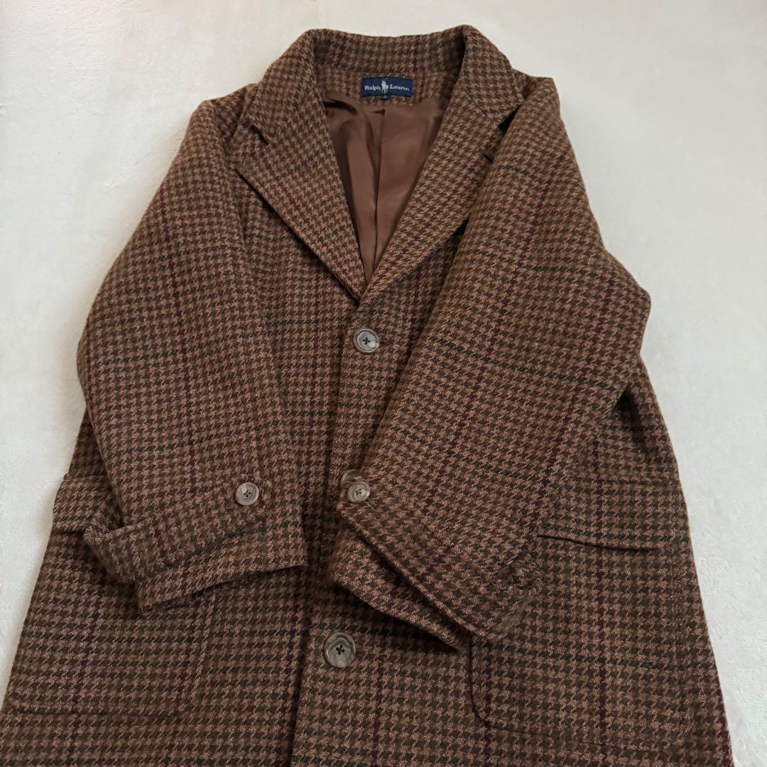 Polo by Ralph Lauren チェスターコート ツイード 千鳥