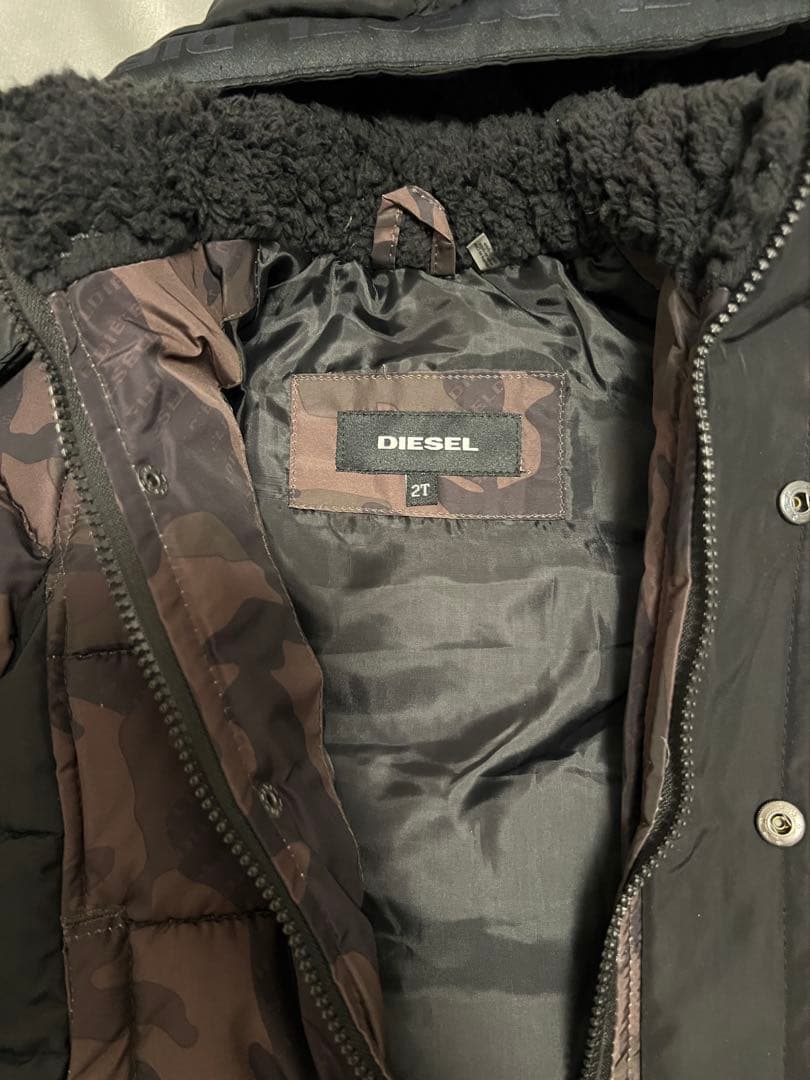 【あさひ】 新品 DIESEL ディーゼル カモフラージュ ダウン 2T