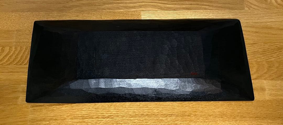 三谷龍二 長皿 角皿 黒漆 食器 RYUJI MITANI トレー