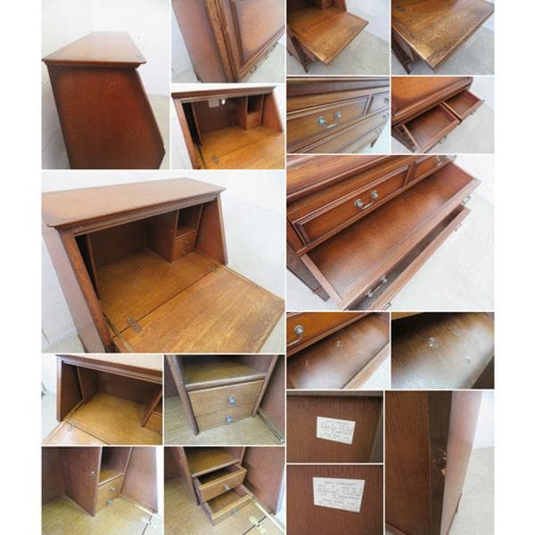 IDC大塚家具■旭川家具■上坂木材■ブルックス■ナラ材■ライティングデスク■