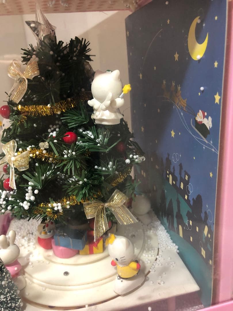 CHERYCO ハローキティー Hello Kitty 雪ふるクリスマスツリー