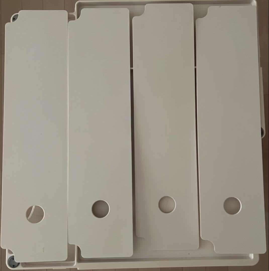 ボビーワゴン 4段4トレイ ホワイト