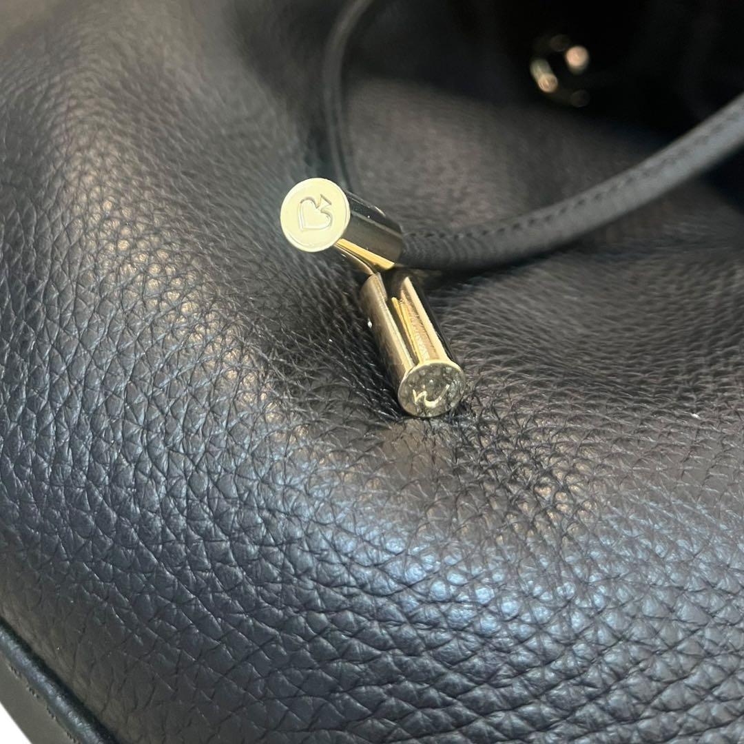 【未使用】kate spade リュック バッグパック レザー ブラック