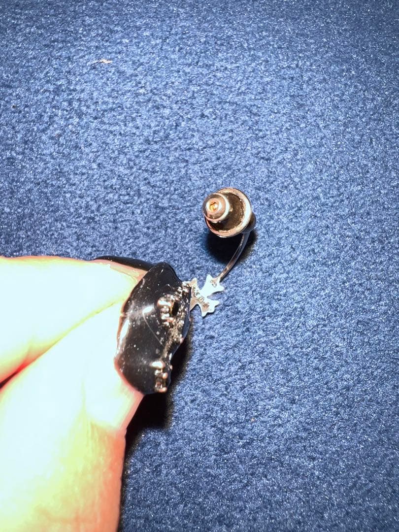 CHROME HEARTS SKINNY BYFAT CROSS ピアス