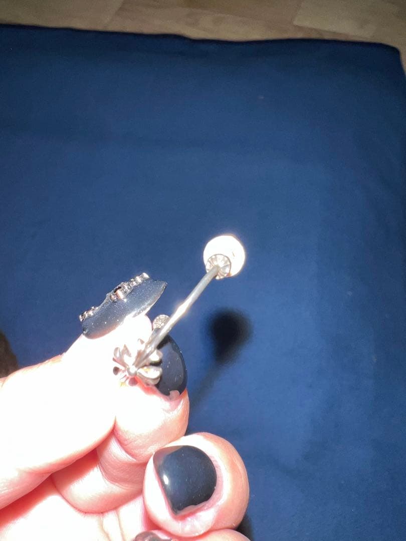 CHROME HEARTS SKINNY BYFAT CROSS ピアス