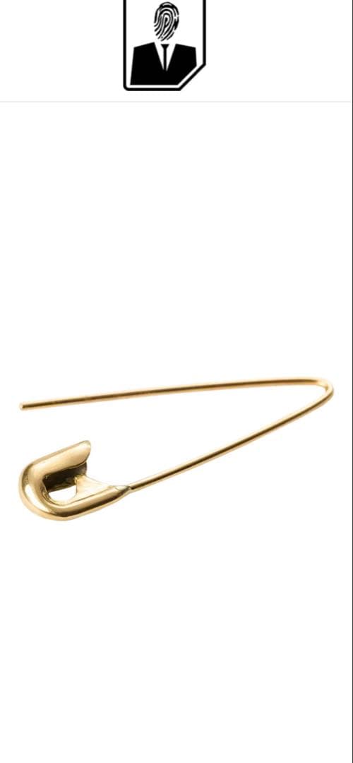 phingerin youth pin pierce 18k ゴールド ピアス