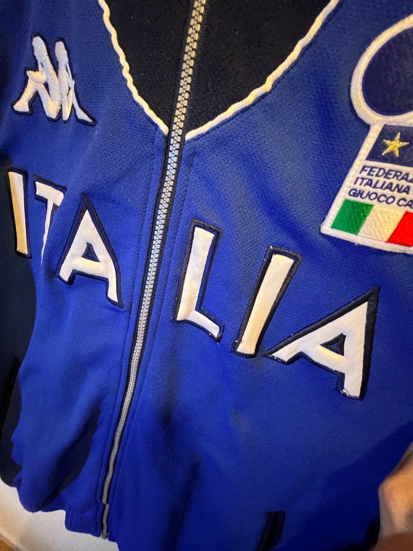 S*U様 ［レア］Kappa イタリア代表 ジャージ 青 ロゴ刺繍入り 2XL