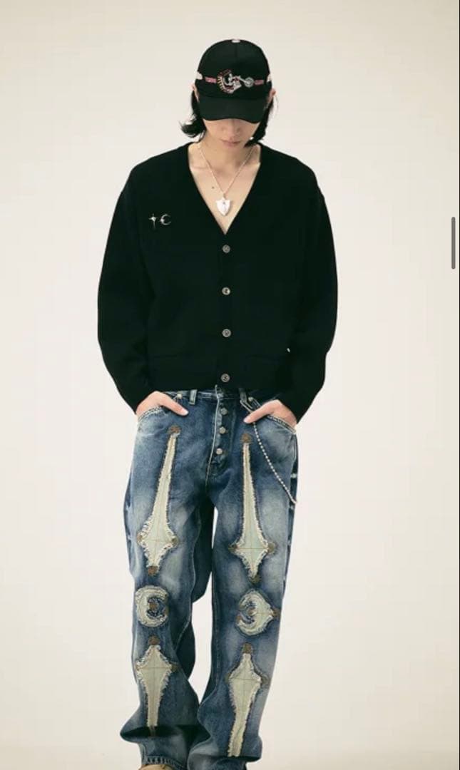 完売品 Thug Club ボーンニットカーディガン 確実正規品 - メルカリ