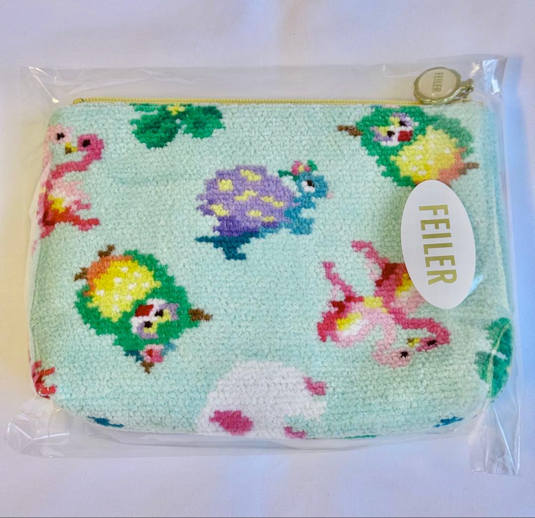 新品未開封 神崎恵×フェイラー ファンキーフォーチュン ポーチ ペール