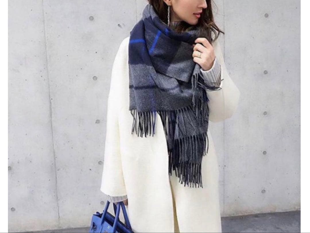 希少 シークレットクローゼット別注ジョンストンズ カシミアストール カシミヤ大判