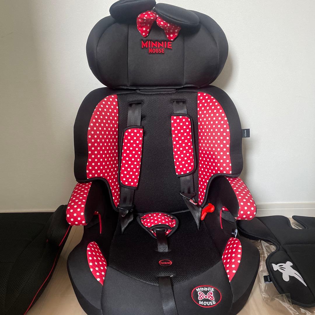 ミニーマウス チャイルドシート ジュニアシート 取扱説明書付き B-193