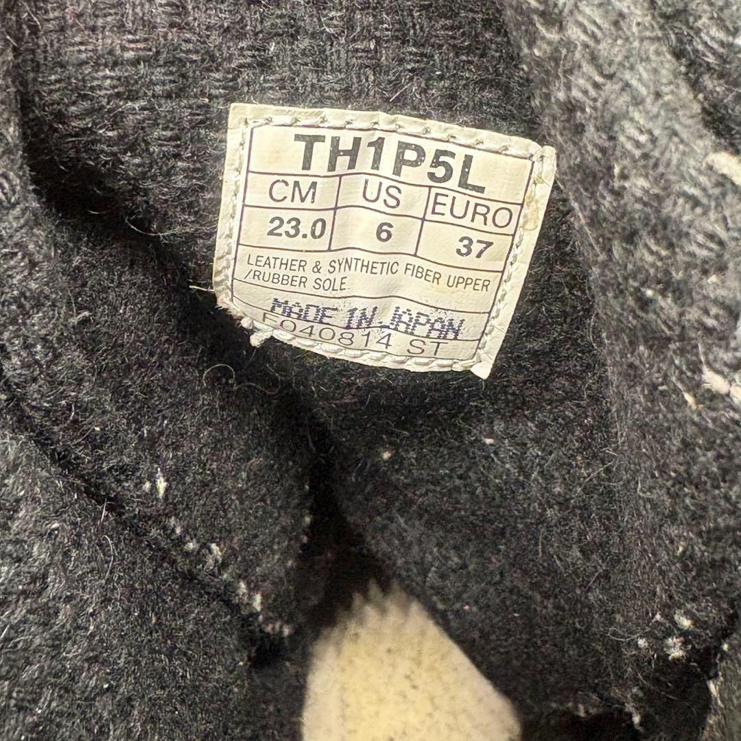 【美品】オニツカタイガー レースアップブーツ タイチ ヒイナ 雛 23 ブラック