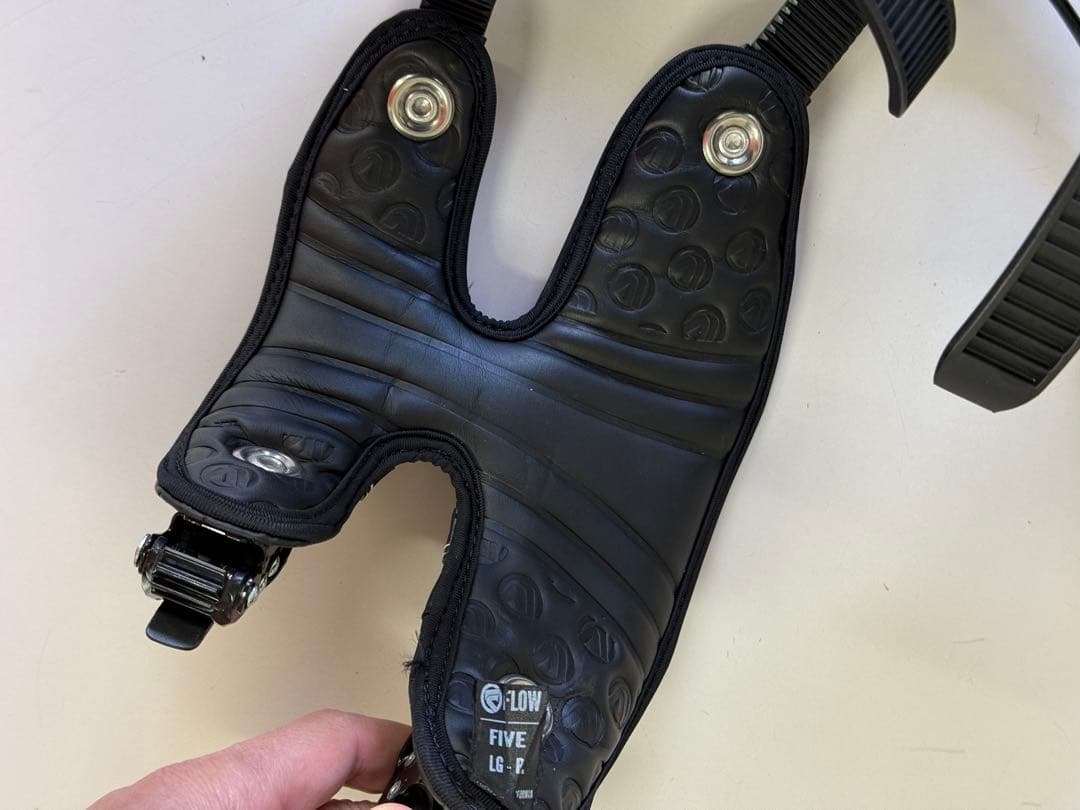 FLOW FIVE Fusion サイズLGスノーボード ビンディング ブラック