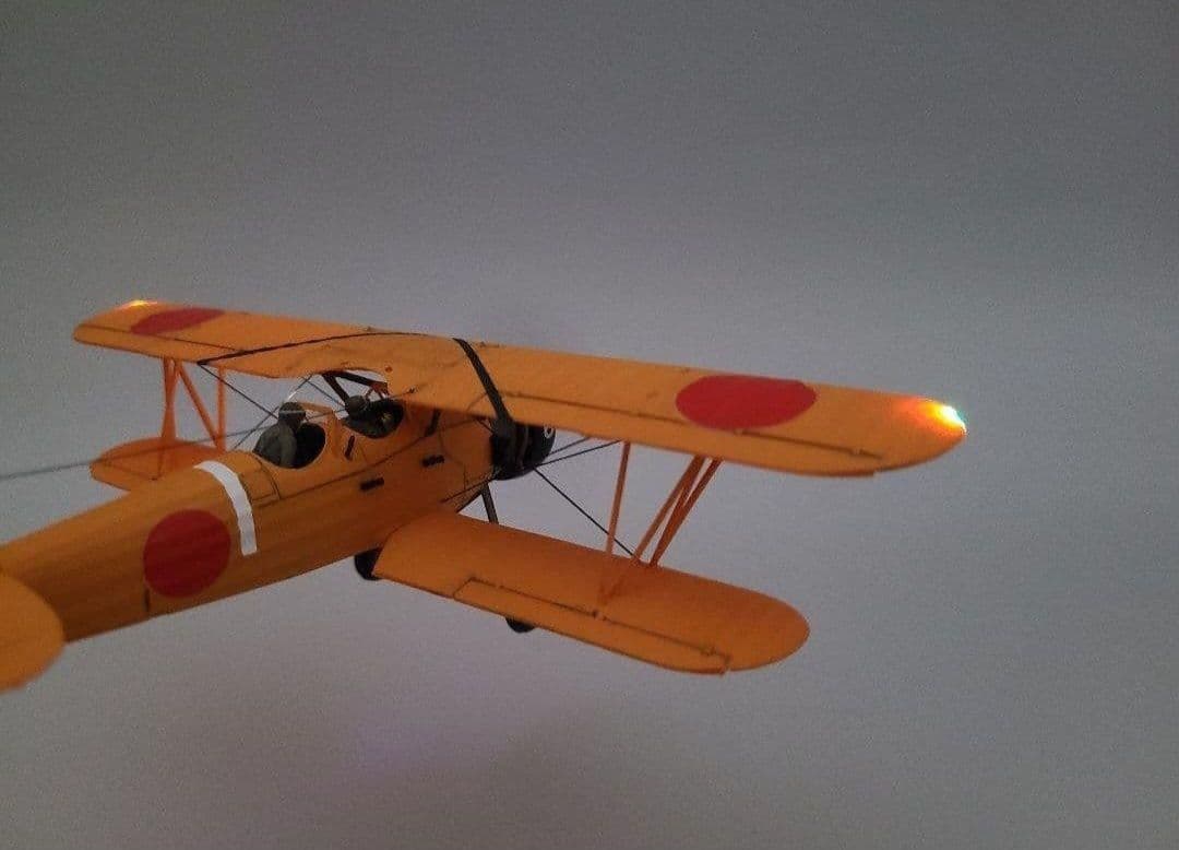 tomoya様専用 九五式中間練習機(赤とんぼ) リアルモーターライズ完成品