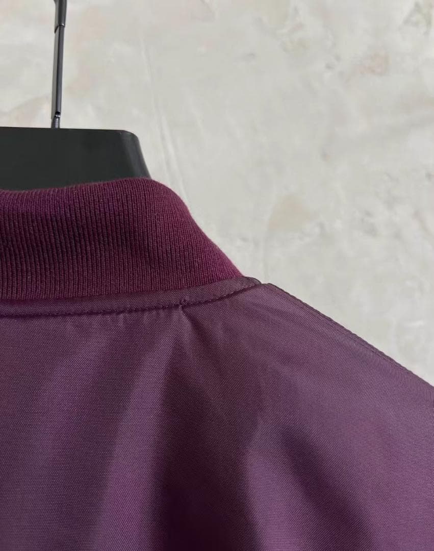 美品Balenciaga FW25パープル MA-1ジャケット