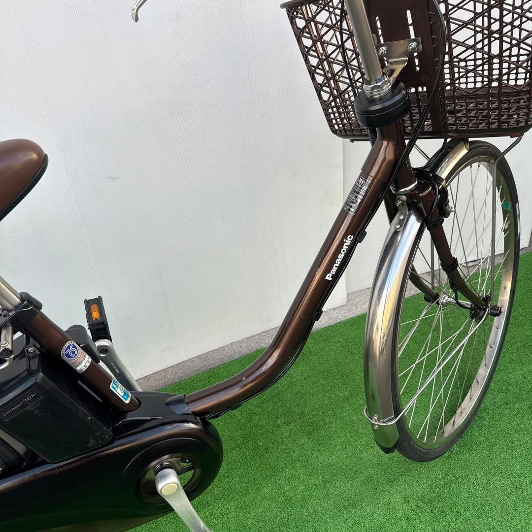 Panasonicパナソニック電動アシスト自転車26インチ 16Ah ブラウン