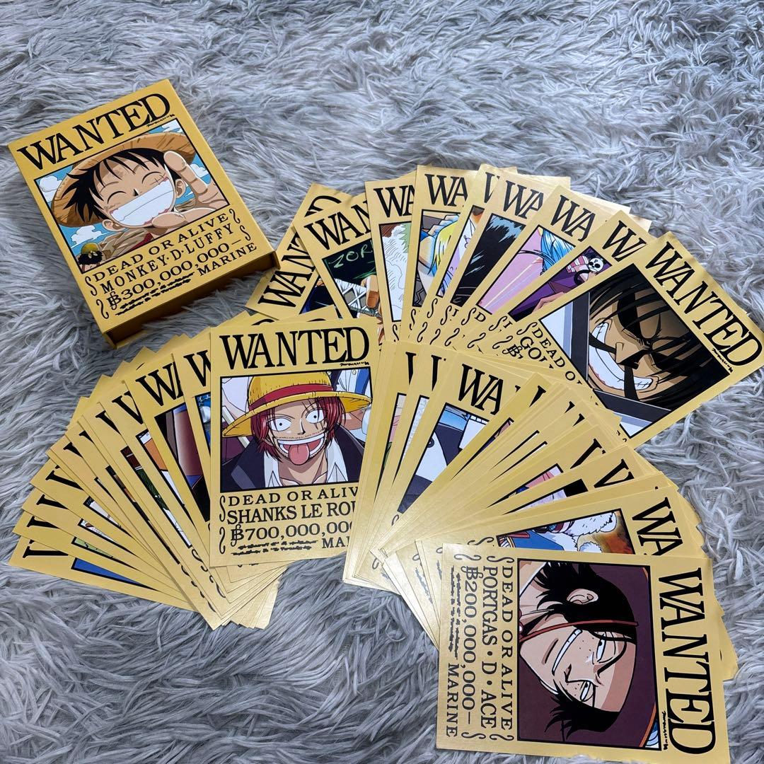 希少】ワンピース アニメ10周年記念 手配書BOX ポストカード 48枚